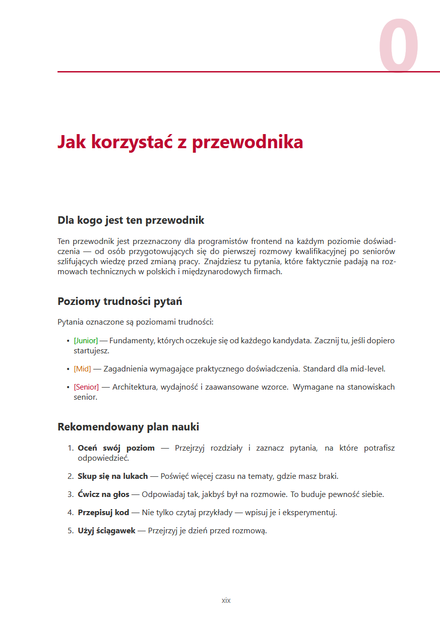Frontend 2026 PL - Ebook PDF do rozmow technicznych