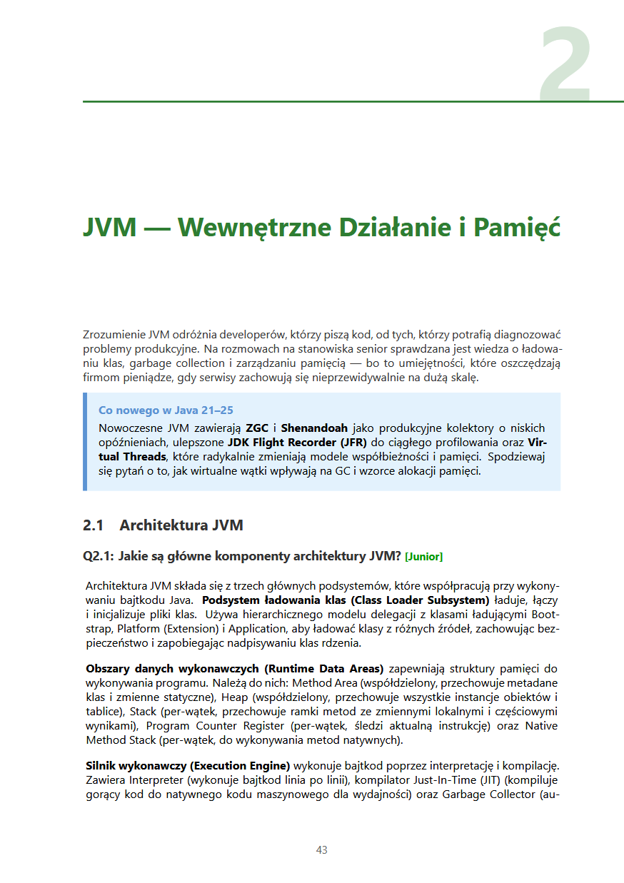 Backend Java 2026 PL - Ebook PDF do rozmow technicznych