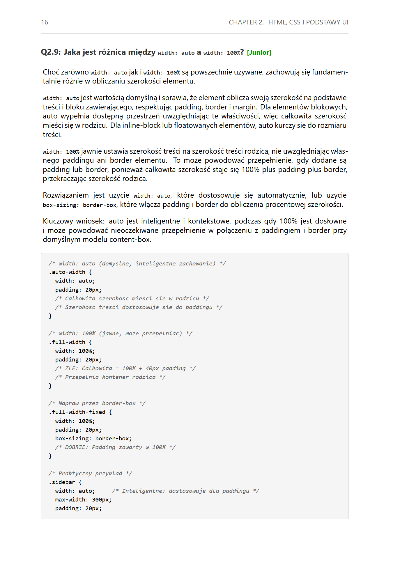Fullstack 2026 PL – Ebook PDF do rozmów technicznych