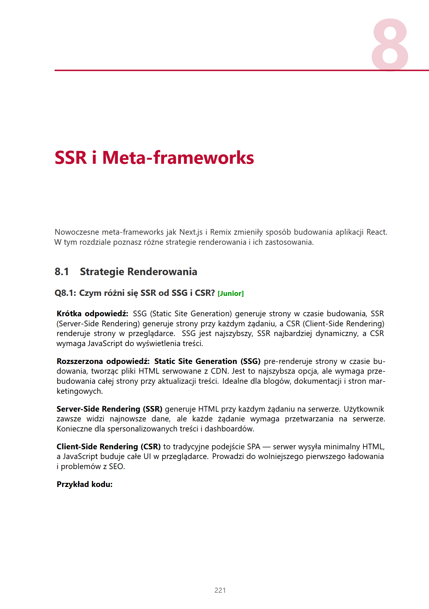 Fullstack 2026 PL – Ebook PDF do rozmów technicznych