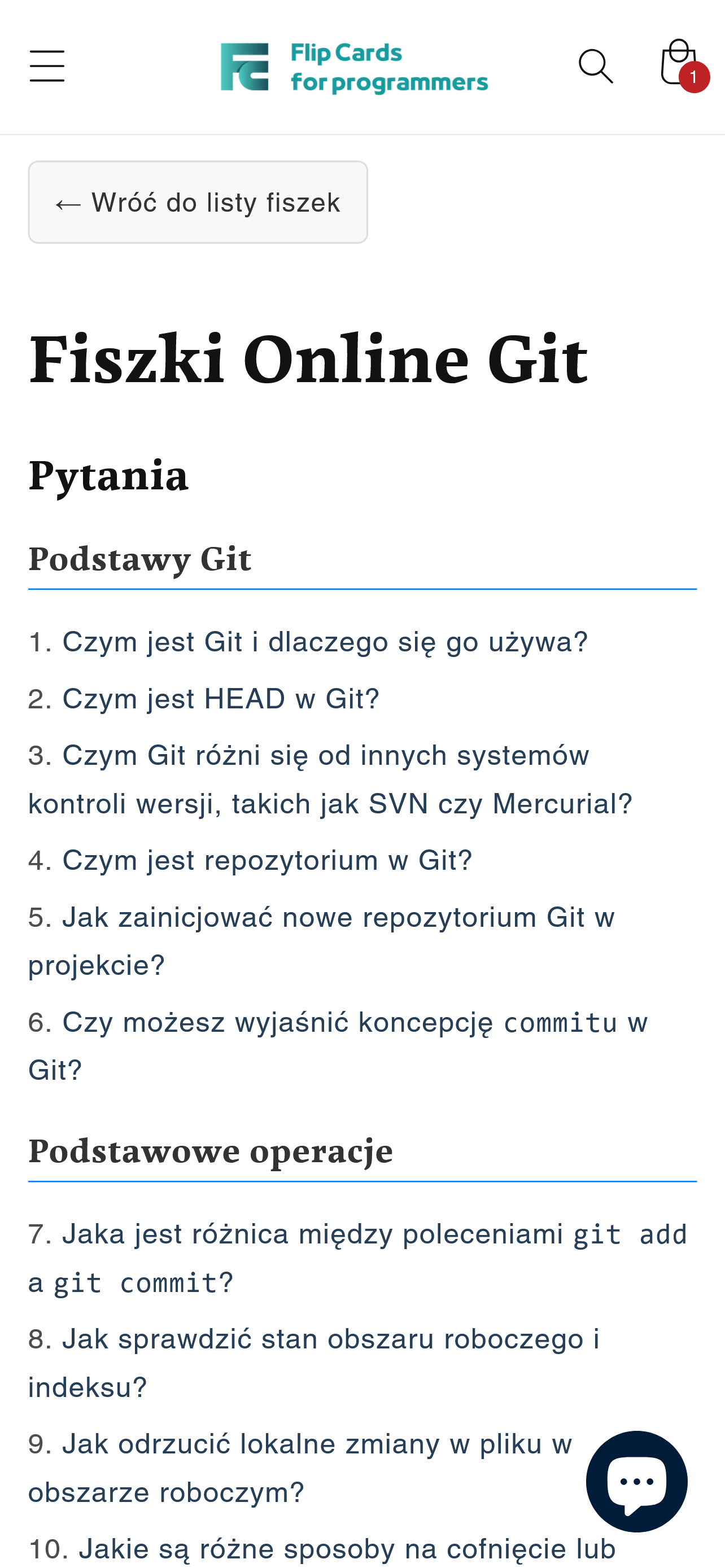 Fiszki Git