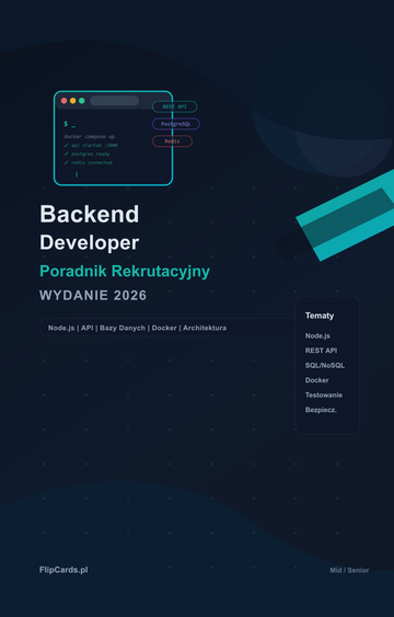 Backend Node 2026 PL – Ebook PDF do rozmów technicznych