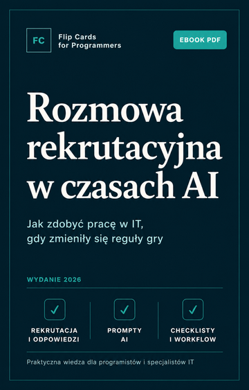 Rozmowa rekrutacyjna w czasach AI  - Ebook PDF do rozmów rekrutacyjnych