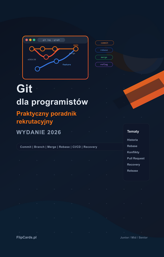 Git 2026 PL - Ebook PDF do rozmów technicznych