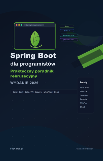 Spring Boot 2026 PL - Ebook PDF do rozmów technicznych