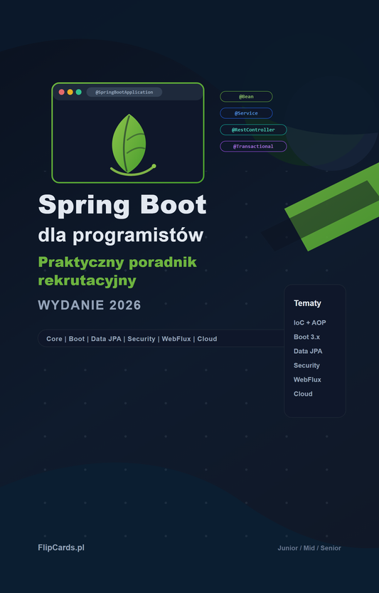 Spring Boot 2026 PL - Ebook PDF do rozmów technicznych